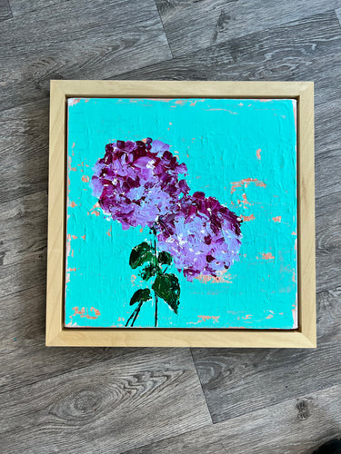 Hydrangeas - framed