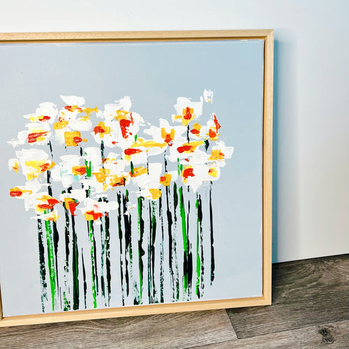 Daffodils - framed