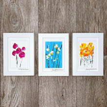 Trio of Flowers Gift Set - 3 paintings