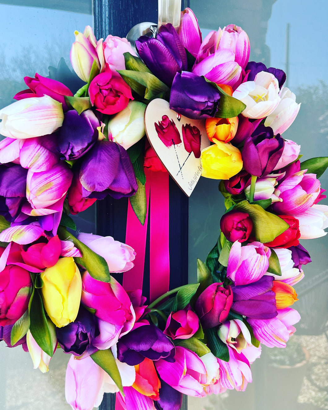‘All the Tulips’ Door Wreath